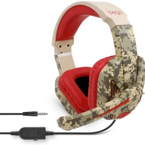 iPega : PG-R005 - Noise Cancelling Gaming Headset (Camo Red)